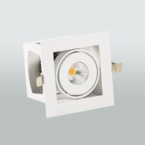 LED-Deckeneinbaustrahler kardanisch; 136mm; 1-Flammig; 4.000K