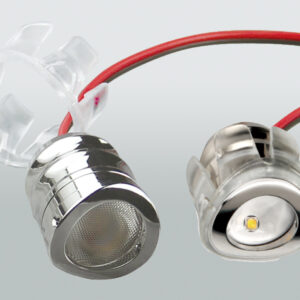 LED-Handlauf Einbauspot M25; 1,5W; 3V; 3.000K; symmetrisch; zum einclipsen